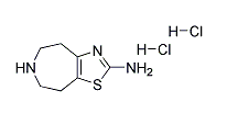 2-AMINO-4,5,6,7,8-PENTAHYDROTHIAZOLO[5,4-D]AZEPINE, DIHYDROCHLORIDE